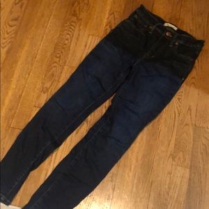 Madewell 9inch skinny high rise jeans
